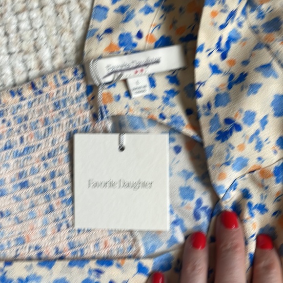 Favorite Daughter Floral Blouse Sz. L NWT - Picture 12 of 13